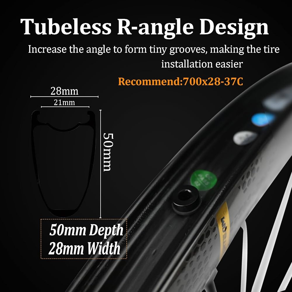 Amazon | SUPERTEAM EVO 700C ロードバイク カーボンホイールセット